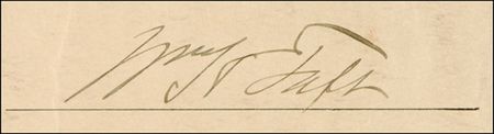 Lot #152 William H. Taft - Image 2