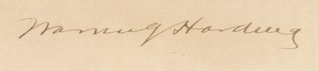 Lot #77 Warren G. Harding - Image 2