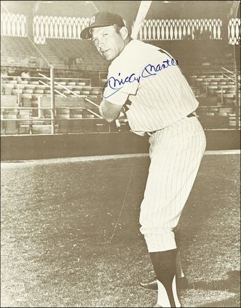 Lot #1399 Mickey Mantle and Joe DiMaggio - Image 1