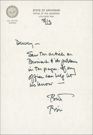 Lot #33 Bill Clinton