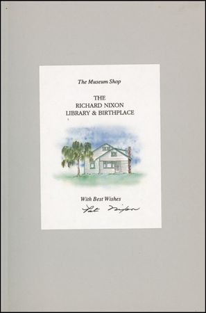 Lot #115 Richard and Pat Nixon - Image 2
