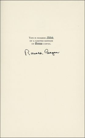 Lot #128 Ronald Reagan - Image 1