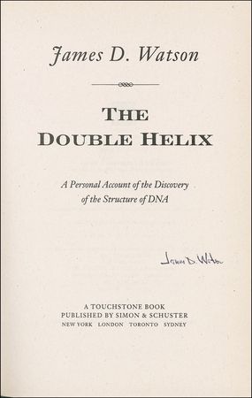 Lot #315 James D. Watson - Image 1