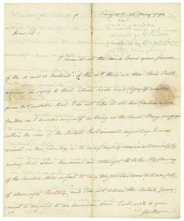 Lot #272 Gouverneur Morris - Image 1