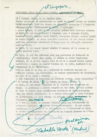 Lot #525 Pablo Neruda - Image 2