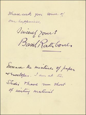 Lot #1088 Basil Rathbone - Image 1