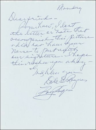 Lot #1100 Roy Rogers and Dale Evans - Image 2