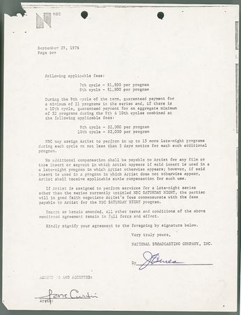 Lot #1110 Saturday Night Live - Image 9