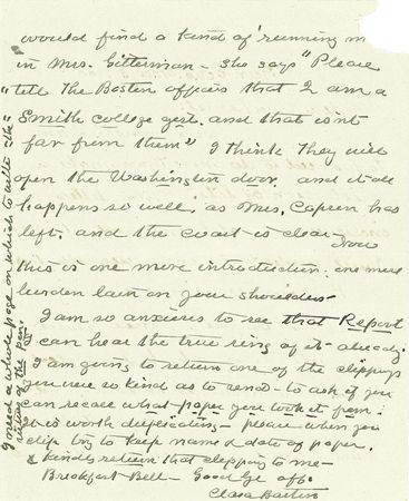 Lot #178 Clara Barton - Image 1