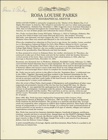 Lot #287 Rosa Parks - Image 2