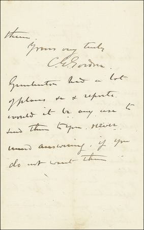 Lot #347 Charles “Chinese” Gordon - Image 1