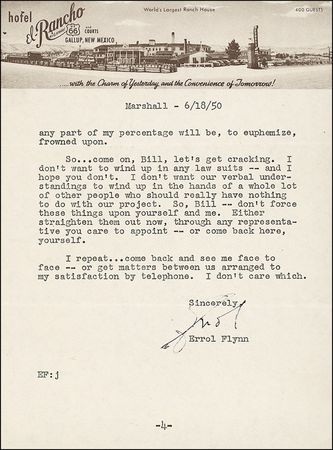 Lot #931 Errol Flynn - Image 4