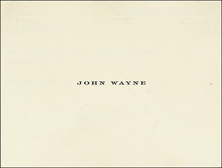 Lot #1174 John Wayne - Image 2