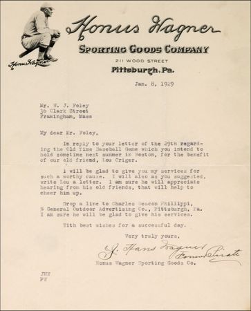 Lot #1514 Honus Wagner - Image 2