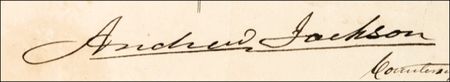 Lot #64 Four-language Ship?s Papers: Andrew Jackson - Image 2