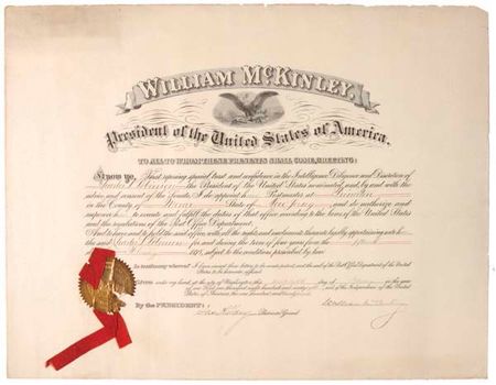 Lot #103 William McKinley - Image 1