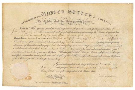 Lot #101 James Madison and James Monroe - Image 1