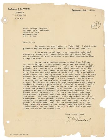 Lot #289 Ivan Pavlov - Image 1