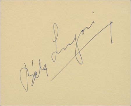 Lot #1106 Bela Lugosi - Image 3