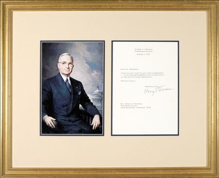 Lot #125 Harry S. Truman - Image 1