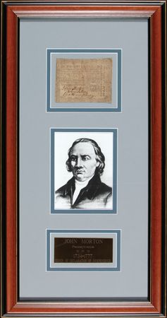 Lot #159 Declaration of Independence: Morton, John - Image 1