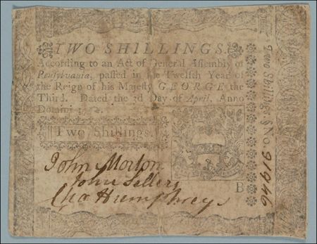 Lot #159 Declaration of Independence: Morton, John - Image 2