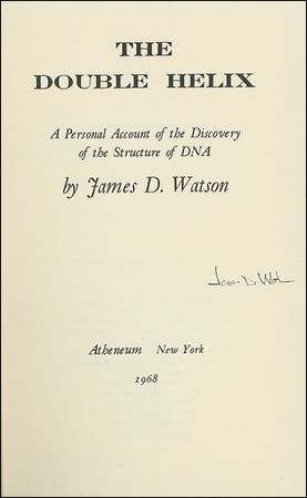 Lot #251 James D. Watson - Image 1