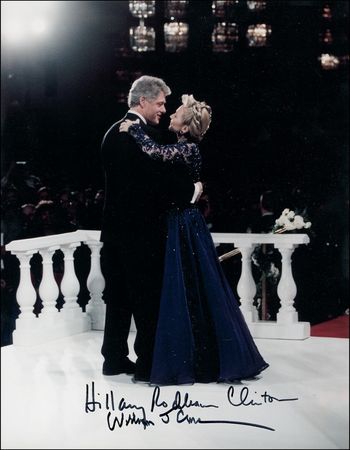 Lot #31 Bill and Hillary Clinton