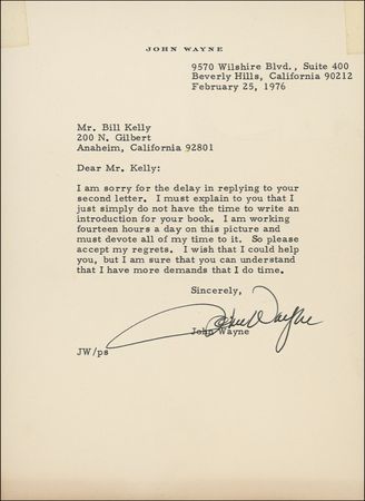 Lot #1308 John Wayne - Image 2