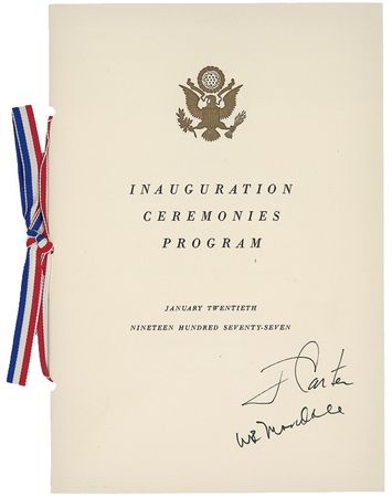 Lot #11 Jimmy Carter and Walter Mondale