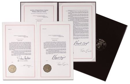 Lot #40 Clinton Impeachment - Image 1