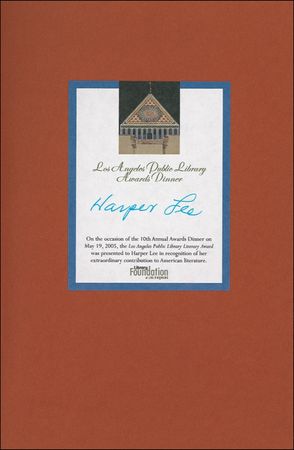Lot #430 Harper Lee - Image 1