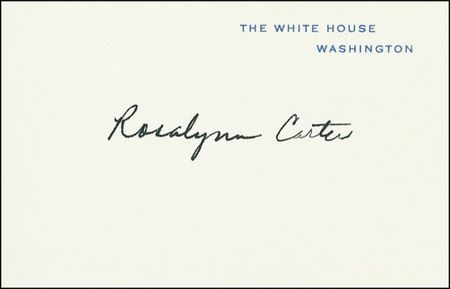 Lot #22 Jimmy and Rosalynn Carter