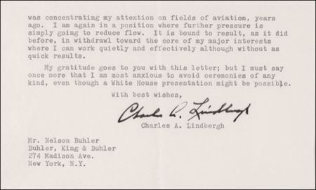 Lot #351 Charles Lindbergh - Image 2