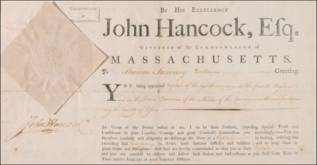 Lot #180 John Hancock - Image 2