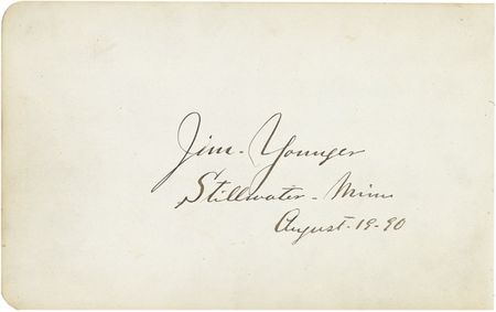 Lot #252 Cole and Jim Younger - Image 1