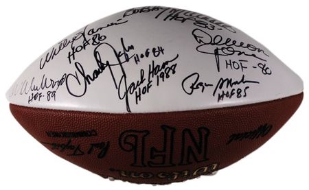 Lot #1396 Football Hall of Famers - Image 1