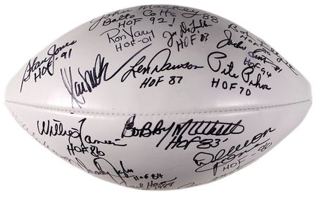 Lot #1396 Football Hall of Famers - Image 2