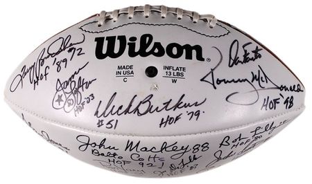 Lot #1396 Football Hall of Famers - Image 3
