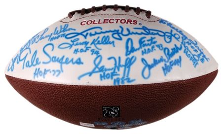 Lot #1397 Football Hall of Famers - Image 1