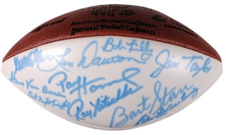 Lot #1398 Football Hall of Famers - Image 1