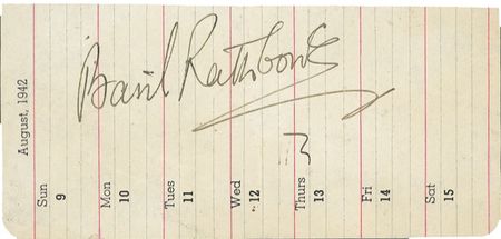 Lot #1244 Sherlock Holmes: Rathbone and Bruce - Image 2