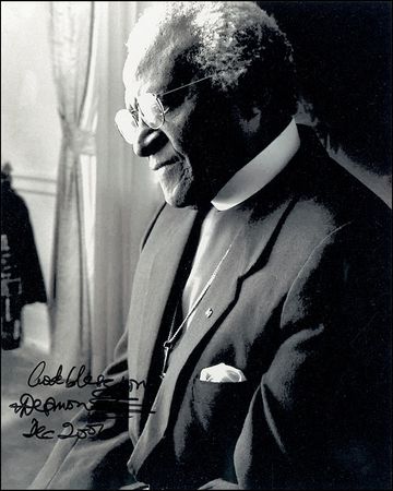 Lot #244 Desmond Tutu and the Dalai Lama - Image 1
