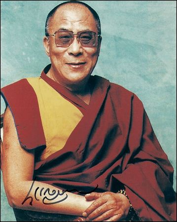 Lot #244 Desmond Tutu and the Dalai Lama - Image 2