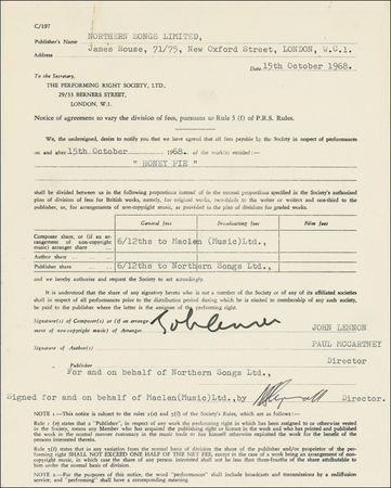 Lot #555  Beatles: John Lennon - Image 1