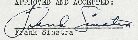 Lot #719 Frank Sinatra - Image 1