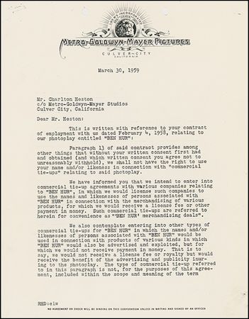 Lot #1015 Charlton Heston - Image 2