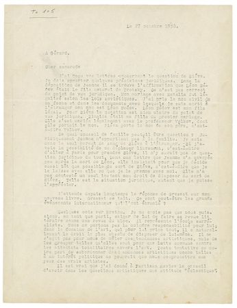 Lot #242 Leon Trotsky - Image 1