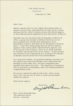 Lot #49 Dwight D. Eisenhower - Image 3