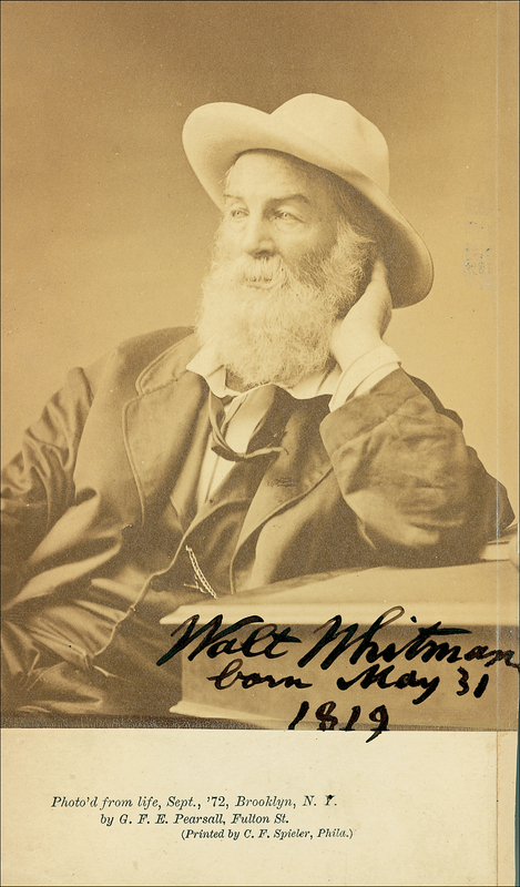Lot 529 Walt Whitman